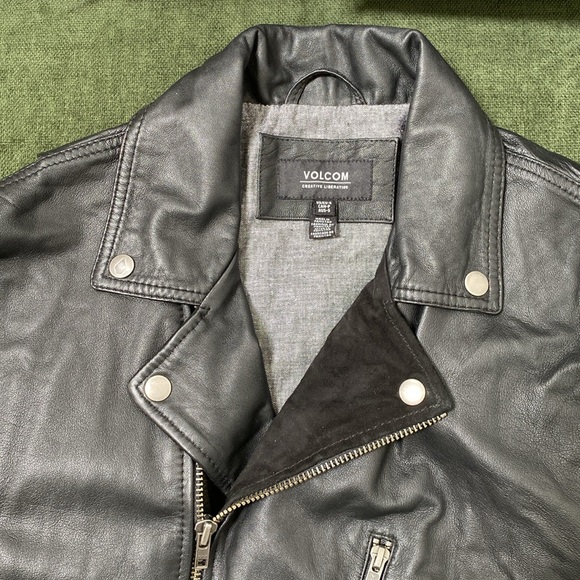 Volcom Kick Down Leather Jacket - Picture 4 of 6